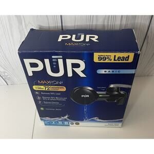 PUR Advanced Maxion Faucet Filtration System Black Finish with Filter